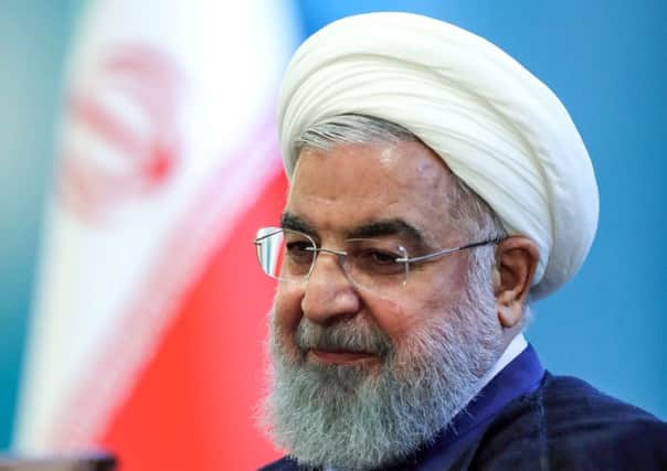 Iranian President Hassan Rouhani has threatened to close the Straits of Hormuz. Picture: AFP/GETTY
