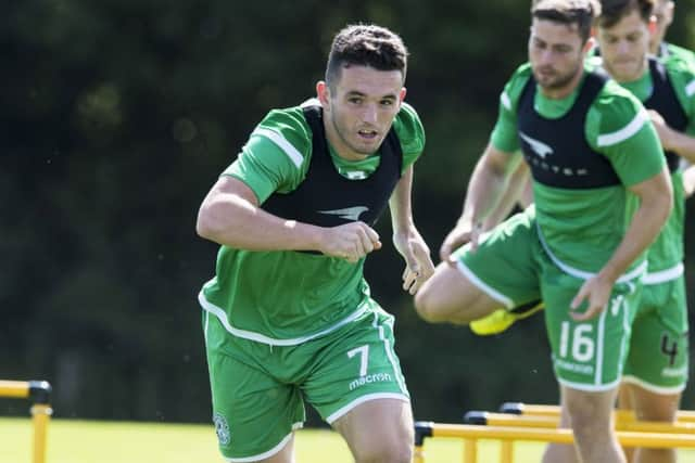 Hibernian's John McGinn has been the subject of three failed bids from Celtic. Picture: Paul Devlin/SNS