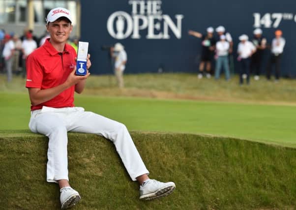 Sam Locke, winner of the Silver Medal at Carnoustie, has signed for the Five Star Sports Agency, a Paul Lawrie Company. Picture: Getty Images