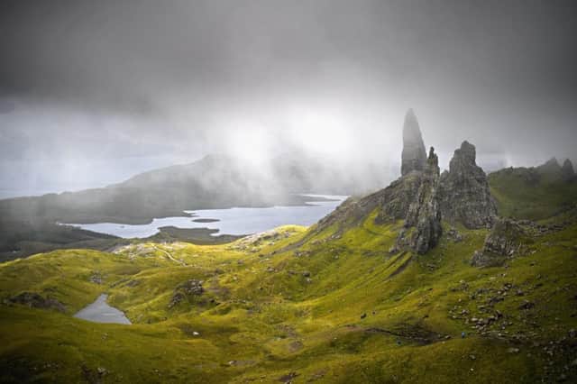 Tourists visit The Storr on the Isle of Skye. Picture: Jeff J Mitchell/Getty Images