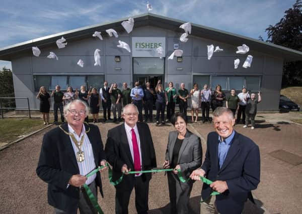 Fishers celebrates the opening of its new head office. Picture: Alan Richardson.
