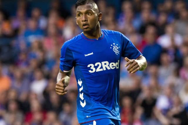 Alfredo Morelos scored Rangers' winner in Croatia. Picture: Alan Harvey/SNS