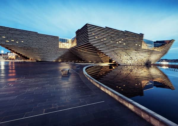 V&A Dundee, designed by Japanese architect Kengo Kuma