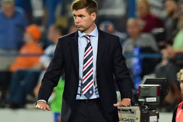 Rangers Manager Steven Gerrard. Pic: SNS/Alan Harvey