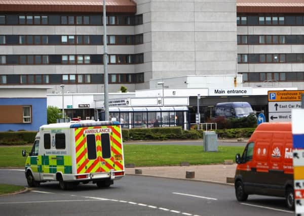 A general view of Crosshouse Hospital, near Kilmarnock, where Dr Alexander Waters was working before being suspended on full pay. Picture: Jeff J Mitchell/Getty Images