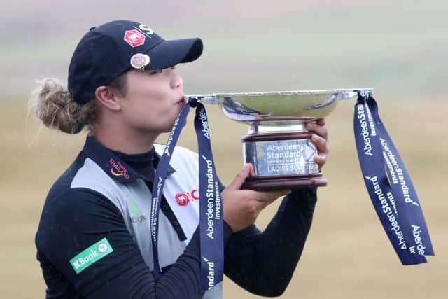 Ariya Jutanugarn defied her dislike for links golf by winning the Ladies Scottish Open at Gullane yesterday. Picture: PA.