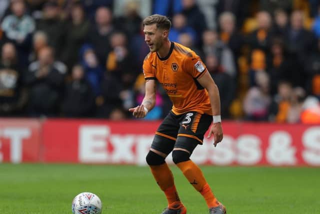 Barry Douglas in action for Wolves last season. The Scot is targeting successive promotions to the Premier League. Picture: Getty Images