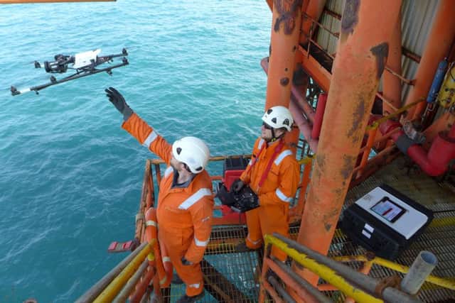 The Livingston firm specialises in drone inspection and visual asset management software. Picture: submitted.