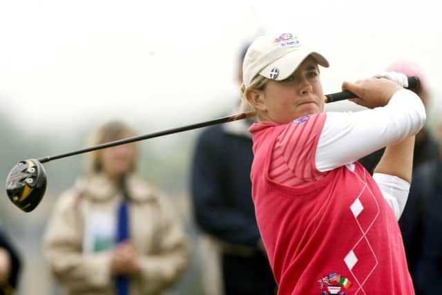 Michele Thomson survived until the third extra hole of a 12-player play-off. Picture: SNS