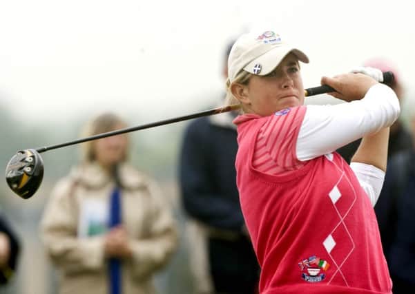 Michele Thomson survived until the third extra hole of a 12-player play-off. Picture: SNS