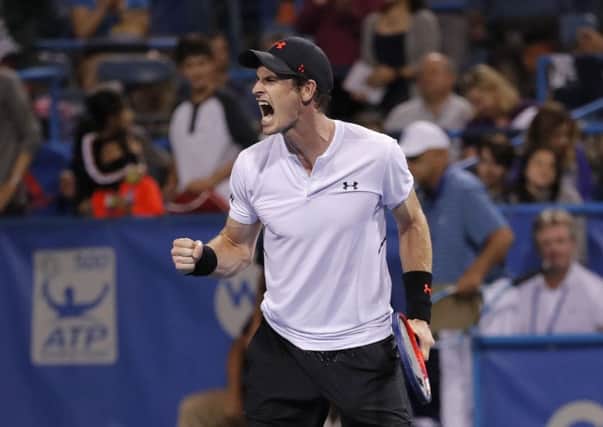 Andy Murray in action during his win over Mackenzie McDonald. The Scot will now face Kyle Edmund. Picture: AP.