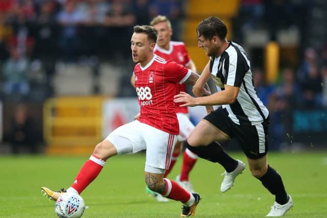 Barrie McKay, left, impressed initially after moving to Nottingham Forest but eventually fell out of favour. Picture: Getty