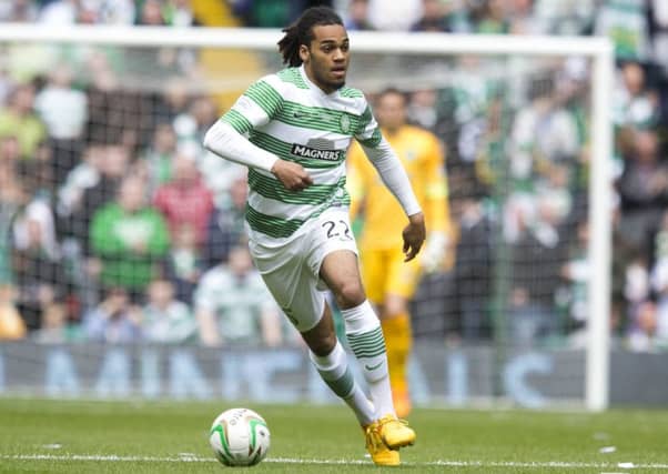 Jason Denayer in action for Celtic in May 2015 - could the Belgian defender be on his way back to Parkhead? Picture: Getty Images