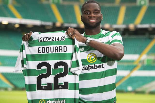 Celtic announce the signing of striker Odsonne Edouard. Picture: SNS/Paul Devlin