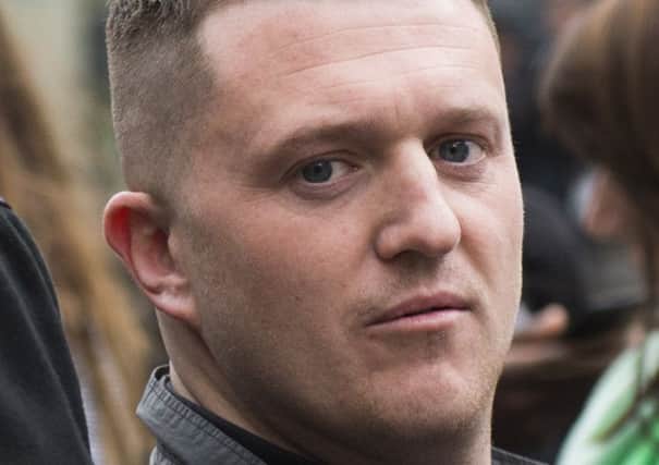 Former English Defence League leader Tommy Robinson. Picture: PA Wire
