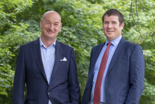Stewart Binnie-McKenzie and Murray Warner. Picture: Contributed