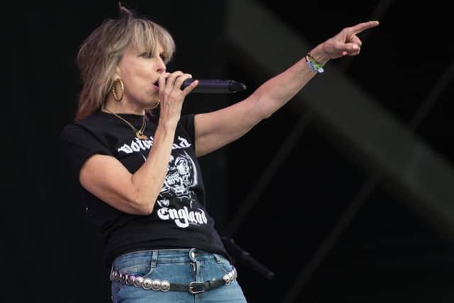 Pretenders frontwoman Chrissie Hynde was a real presence. Picture: Oli Scarff/AFP/Getty Images