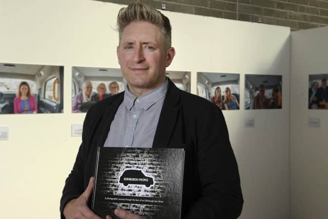 Taxi Driver Ryan has 30 pictures on show. Pic: Neil Hannah