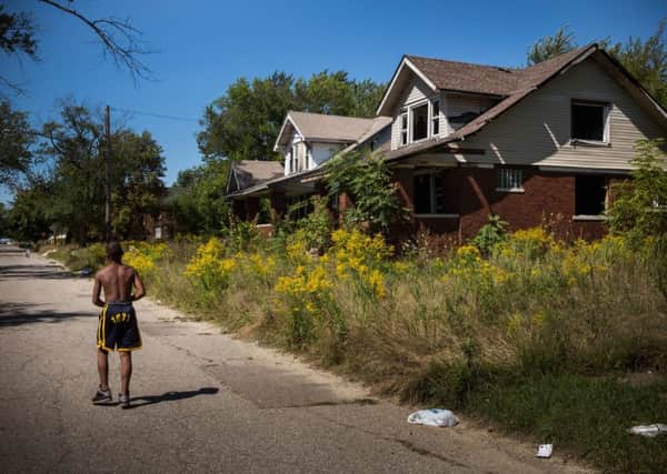 In 2013, the year that Detroit declared bankruptcy, there were an estimated 78,000 abandoned homes in the city (Picture: Andrew Burton)