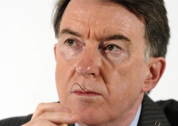 Peter Mandelson described patriotism as a force for good but suggested nationalism was about hating foreigners (Picture: Jane Barlow)