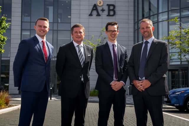L-R: Andrew Reynolds, Fraser Porter, Keith Boyes and Martyn Paterson. Picture: Contributed