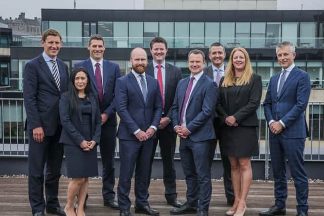 The Julius Baer International Scotland team. Picture: Chris Watt