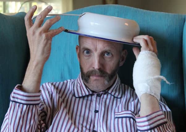 Jim TavarÃ© returns to Edinburgh to tell the story of a car crash that changed his life, as well as racking up half a million in medical bills. Picture: Contributed