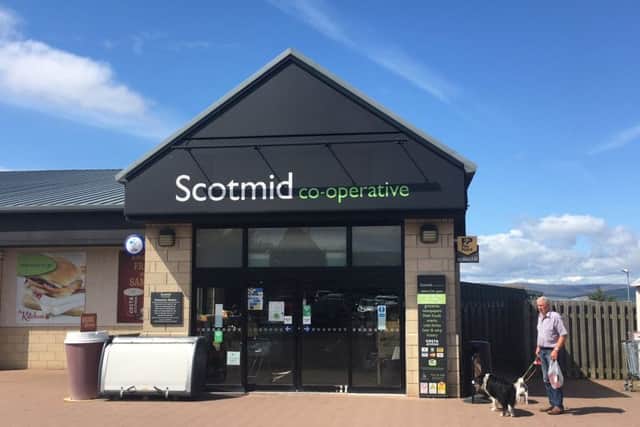 The Scotmid store where the winning ticket was bought. Picture: TSPL