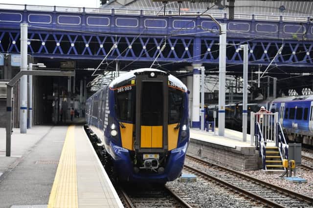Speed restrictions and signalling faults hit performance across the Central Belt. Picture: John Devlin