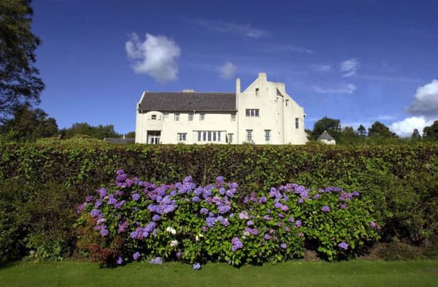 The Hill House in Helensburgh was designed by Charles Rennie Mackintosh for book publishers, the Blackie family