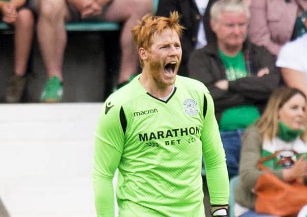 Adam Bogdan pulled off several fine saves to help send Hibs through to the Europa League third qualifying round. Picture: SNS Group