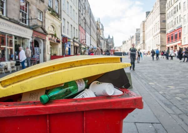 The festival, which gets underway today, has ordered 17 new bins for the heart of the High Street as part of its biggest ever drive to reduce its impact on the environment. Picture: TSPL