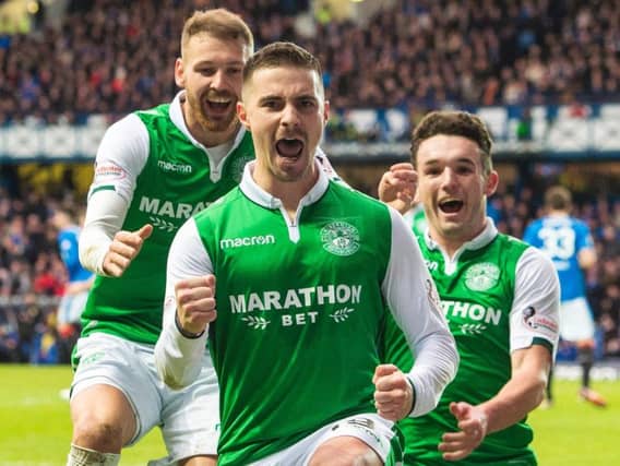 Hibs are confident of completing a deal for Jamie Maclaren later this week. Picture: SNS