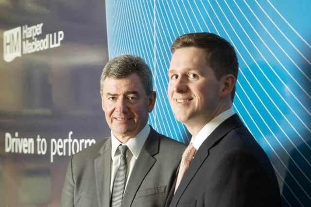 The firms chairman, Professor Lorne Crerar, pictured with chief executive Martin Darroch. Picture: Ross Gilmore