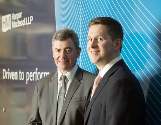 The firms chairman, Professor Lorne Crerar, pictured with chief executive Martin Darroch. Picture: Ross Gilmore