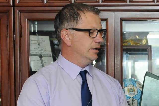 Jay-Dee Sharkey, the recently-appointed Selkirk FC chairman (picture by Grant Kinghorn).