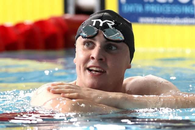 Ross Murdoch pictured after competing in the men's 100m Breaststroke preliminary round at Tollcross International Swimming Centre. Picture: Getty Images