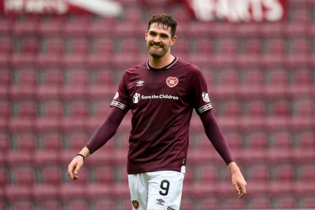 Rangers are looking to sign Kyle Lafferty from Hearts. Picture: SNS