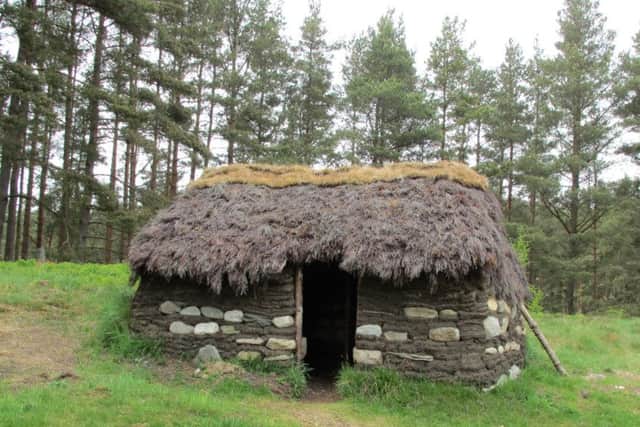 A reconstructed shieling at the Highland Folk Museum PIC: High Life Highland.