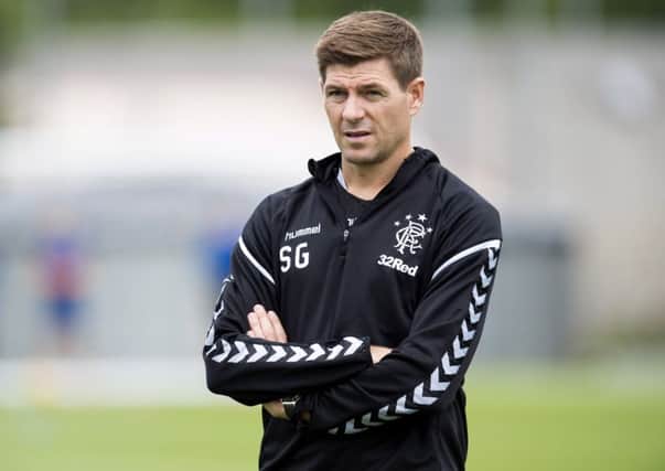 Rangers manager Steven Gerrard watched Maribor twice last season when the Slovenians played Liverpool. Picture: Rob Casey/SNS