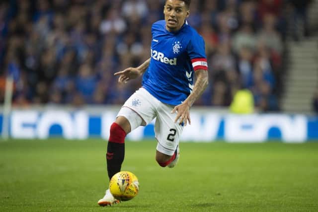 James Tavernier says Tynecastle and Pittodrie are the two grounds where players really notice supporters because they're so close to the pitch. Picture: Rob Casey/SNS