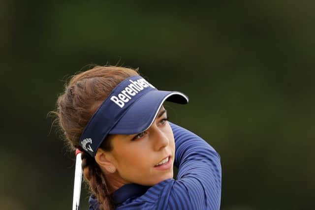 Britain's Georgia Hall is in contention to win the Ricoh Women's British Open at Royal Lytham. Pic: Richard Heathcote/Getty Images