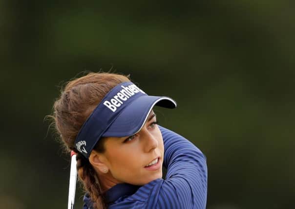 Britain's Georgia Hall is in contention to win the Ricoh Women's British Open at Royal Lytham. Pic: Richard Heathcote/Getty Images