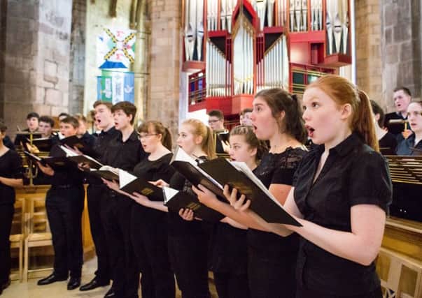 National Youth Choir of Scotland in action. Picture: Contributed
