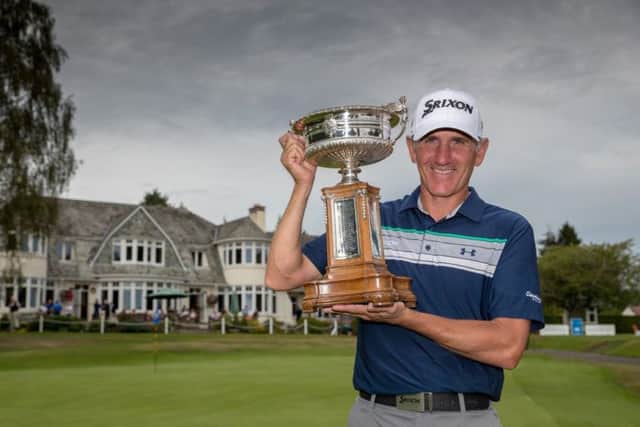 Scottish Amateur Championship winner Euan McIntosh. Picture: Kenny Smith