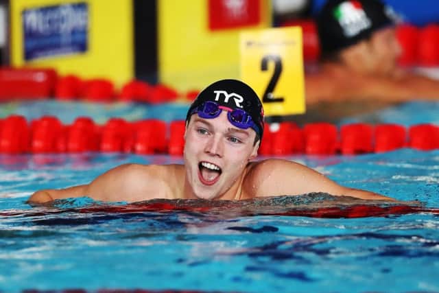 Duncan Scott won silver in the 100m freestyle. Picture: Getty.