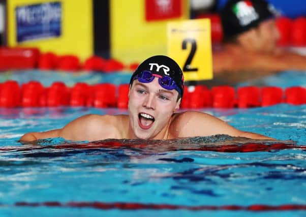 Duncan Scott won silver in the 100m freestyle. Picture: Getty.