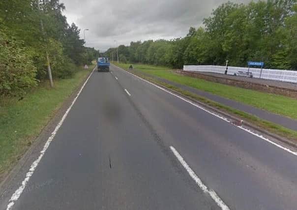 The crash happened as the bike headed east from Galashiels on the A6091 Melrose bypass. Picture: Google