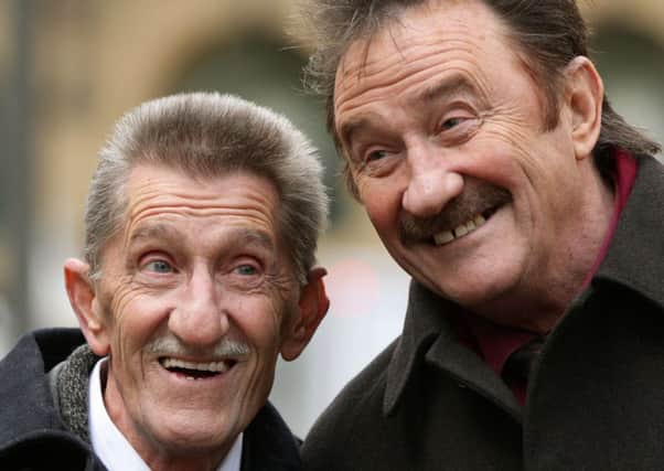 Paul Elliott (right) said he had lost his theatrical partner and very best friend following the death of his brother Barry. Picture: PA