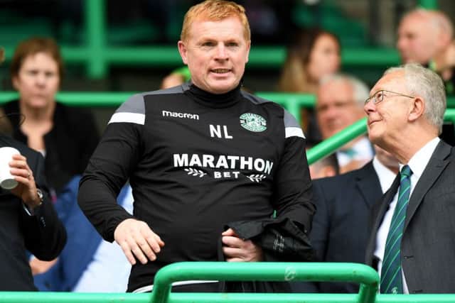 Neil Lennon said earlier this year that he was targeting the Europa League group stages. Picture: SNS Group